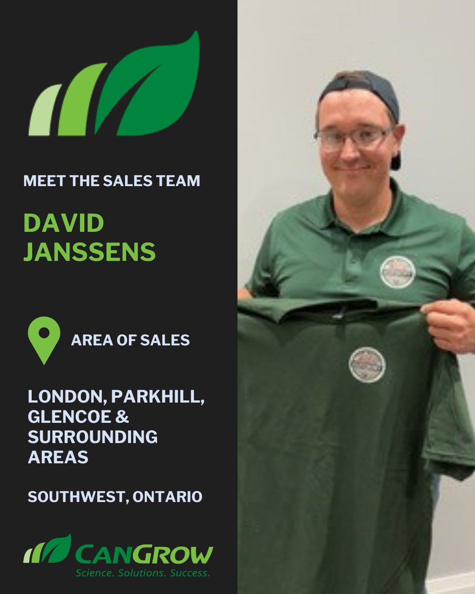 Meet our Sales Reps: Dave Janssens 👋
After attending agricultural college and earning a Diploma in Agriculture, Dave went on to complete an Applied Degree in Agricultural Business at Olds College. Following graduation, Dave spent 11 years working in the ag retail sector, where
