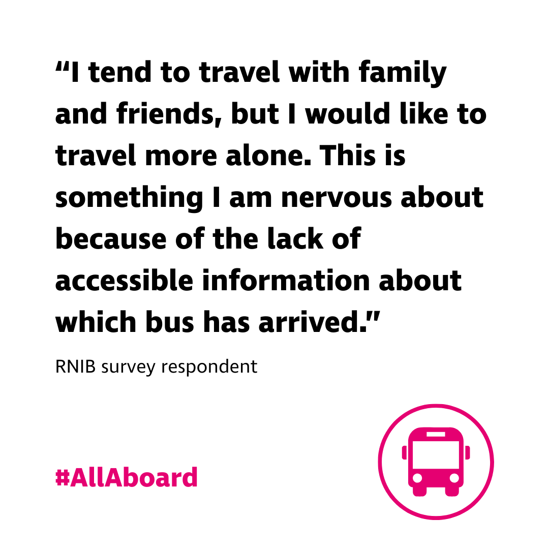 RNIB_campaigns's tweet image. Buses provide a vital service to blind and partially sighted people in getting to work, being able to attend healthcare appointments, complete education, and be part of communities.

We joined @RNIBRadio to talk about RNIB's new #AllAboard report: rnib.in/all-aboard-rad…