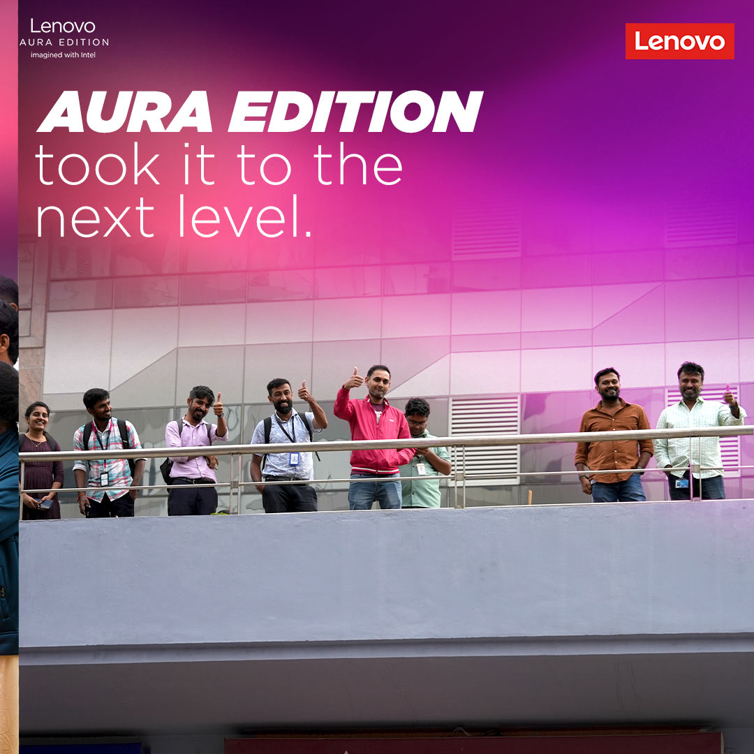 At the Lenovo Aura Activation, it wasn’t just tech on display; it was presence, energy, and pure impact.
The Lenovo booth at International Tech Park, Bengaluru, was buzzing, a space built to inspire, engage, and elevate

#Lenovo #SmarterTechnology #TechPark #ExperienceZone