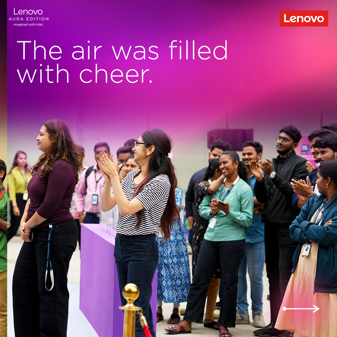 Lenovo_in's tweet photo. At the Lenovo Aura Activation, it wasn’t just tech on display; it was presence, energy, and pure impact.
The Lenovo booth at International Tech Park, Bengaluru, was buzzing, a space built to inspire, engage, and elevate
#Lenovo #SmarterTechnology #TechPark #ExperienceZone https://t.co/c1wP75rxhI