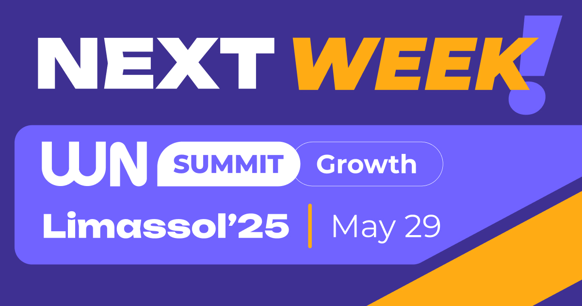 🚨 WN Growth Summit hits Limassol on May 29.
Join the industry’s sharpest minds &amp; tackle game growth head-on.
🎮 Raffle by Aleph – win a PS5 Slim!
🛋 Stop by Malpa lounge for recharge and networking 
🎟 Tickets flying → bit.ly/3H8qYDV
