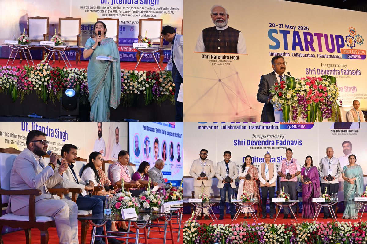 CSIR-National Chemical Laboratory (@csir_ncl) on Twitter photo CSIR-NCL at CSIR Startup Conclave Mumbai 2025 – Day 2 Highlights
🔹Engaging technical sessions
🔹Panel discussion on “Evolving Startup Ecosystem for Viksit Bharat”
🔹Valedictory session graced by Hon’ble <a href="/mieknathshinde/">Eknath Shinde - एकनाथ शिंदे</a> , Dy CM, Maharashtra.
<a href="/CSIR_IND/">CSIR, India</a> <a href="/AshishLele3467/">Ashish Lele</a> <a href="/CSIRNIOGoa/">CSIR-NIO GOA</a> CSIR-NCL at CSIR Startup Conclave Mumbai 2025 – Day 2 Highlights
🔹Engaging technical sessions
🔹Panel discussion on “Evolving Startup Ecosystem for Viksit Bharat”
🔹Valedictory session graced by Hon’ble <a href="/mieknathshinde/">Eknath Shinde - एकनाथ शिंदे</a> , Dy CM, Maharashtra.
<a href="/CSIR_IND/">CSIR, India</a> <a href="/AshishLele3467/">Ashish Lele</a> <a href="/CSIRNIOGoa/">CSIR-NIO GOA</a>