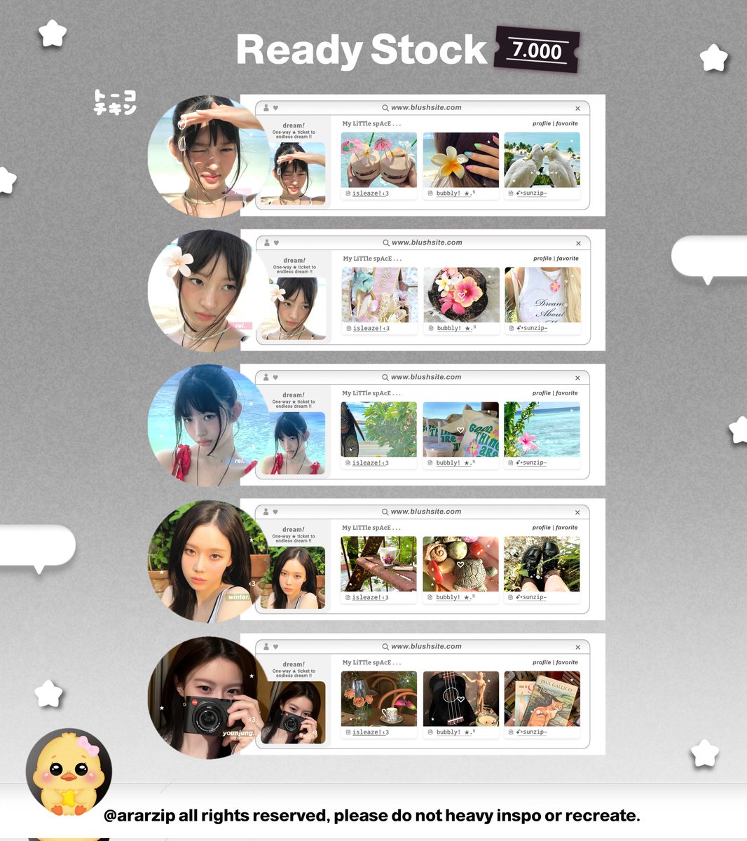 ㅤㅤㅤㅤ𖥻 Help  repost  my  tweet ˖♡⸝!

aloOo teman-timun! Rara punya 5 layout ready stock yang bisa kamu jemput sekarang melalui dm-ku! xx 🪴💭
{ #zonauang #zonaba }