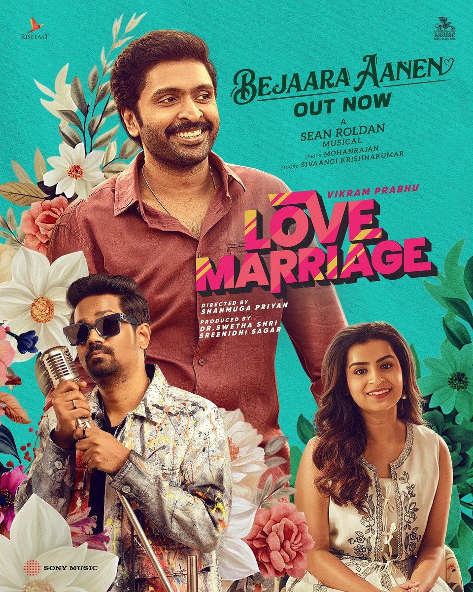 Sushmitha Bhat (@sush_bhat94) on Twitter photo “Bejaara Aanen” A soulful melody from #LoveMarriage is out now!
🔗 youtu.be/SWGRhqvKcHU
Let yourself melt into this enchanting and embracing harmony
Vocals - <a href="/sivaangi_k/">Sivaangi Krishnakumar</a> 🎙️
Lyrics - <a href="/Lyricist_Mohan/">mohanrajan Lyricist</a> 🖋️
Directed by <a href="/Director_Priyan/">shanmuga priyan</a> 🎬
A <a href="/RSeanRoldan/">Sean Roldan</a> musical 🎶
<a href="/iamVikramPrabhu/">Vikram Prabhu</a> “Bejaara Aanen” A soulful melody from #LoveMarriage is out now!
🔗 youtu.be/SWGRhqvKcHU
Let yourself melt into this enchanting and embracing harmony
Vocals - <a href="/sivaangi_k/">Sivaangi Krishnakumar</a> 🎙️
Lyrics - <a href="/Lyricist_Mohan/">mohanrajan Lyricist</a> 🖋️
Directed by <a href="/Director_Priyan/">shanmuga priyan</a> 🎬
A <a href="/RSeanRoldan/">Sean Roldan</a> musical 🎶
<a href="/iamVikramPrabhu/">Vikram Prabhu</a>