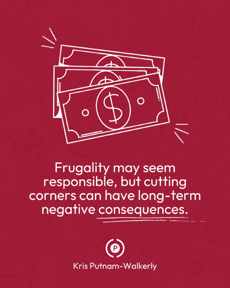 Cutting corners on leadership, planning, or evaluation can stall your mission.

Frugality feels smart but it can become self-sabotage.

Want bold, sustainable impact? Let’s shift your funding strategy.

📩 DM me to chat.