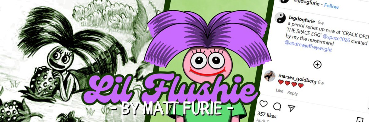 lil_flushie's tweet photo. Lil Flushie - Appearing in Matt Furie's upcoming Cortex Vortex, Lil Flushie is Strawberry In Bloom's best friend by the way.

Web: https://t.co/WHC6tQ4zrp
Tg: https://t.co/yql8Ql2cY2

CA: 0xD73a425fB8d874D1A1dAafD6649458909fFb5D5f

#flushie #mattfurie #eth #cortexvortex #meme https://t.co/KL7C1F5dDp