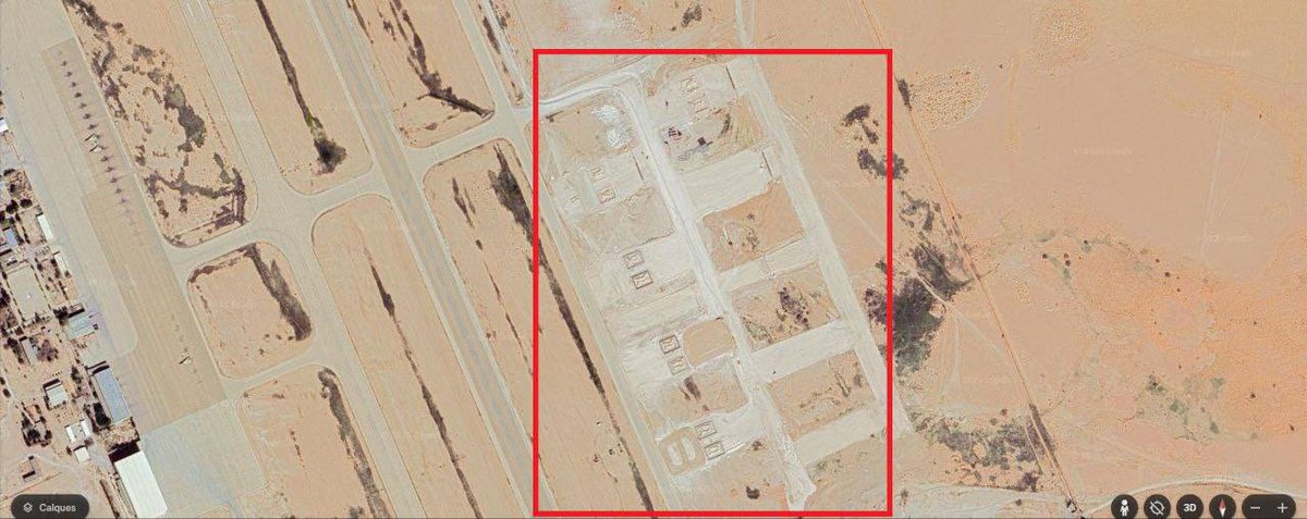 larevueafrique's tweet image. 🇩🇿 🇷🇺 FLASH | L'#armée de l'air algérienne agrandit sa base aérienne de #Laghouat avec la construction de 12 nouveaux hangars, pour préparer l’arrivée de 12 chasseurs-#bombardiers supersoniques Su-34E. 

90 % des #armes algériennes sont de fabrication russe, ce qui en fait le