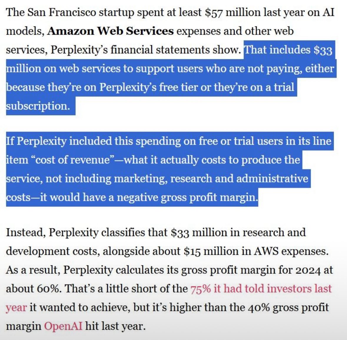 _aboucher's tweet image. How are investors looking at Perplexity’s financials and seriously thinking that this is a $14B business?
