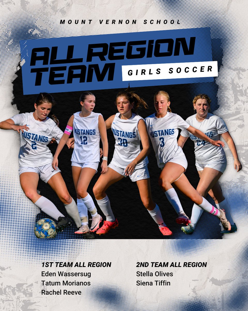 Mount Vernon Athletics (@mv_athletics) on Twitter photo Congratulations to our Varsity Girls #MVsoccer 2025 All-Region Team selections!
Go Mustangs!
#MVathletics #ImAMustang #LetsDoThis <a href="/TheMVSchool/">The Mount Vernon School</a> Congratulations to our Varsity Girls #MVsoccer 2025 All-Region Team selections!
Go Mustangs!
#MVathletics #ImAMustang #LetsDoThis <a href="/TheMVSchool/">The Mount Vernon School</a>