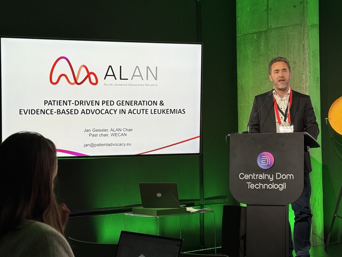 Acute Leukemia Advocates Network (ALAN) (@acuteleuk) on Twitter photo Yesterday, our chair <a href="/jangeissler/">Jan Geissler</a> presented ALAN‘s important evidence generation work at the European Commission‘s European Cancer Mission Hubs meeting in Warsaw
#EvidenceBasedAdvocacy Yesterday, our chair <a href="/jangeissler/">Jan Geissler</a> presented ALAN‘s important evidence generation work at the European Commission‘s European Cancer Mission Hubs meeting in Warsaw
#EvidenceBasedAdvocacy