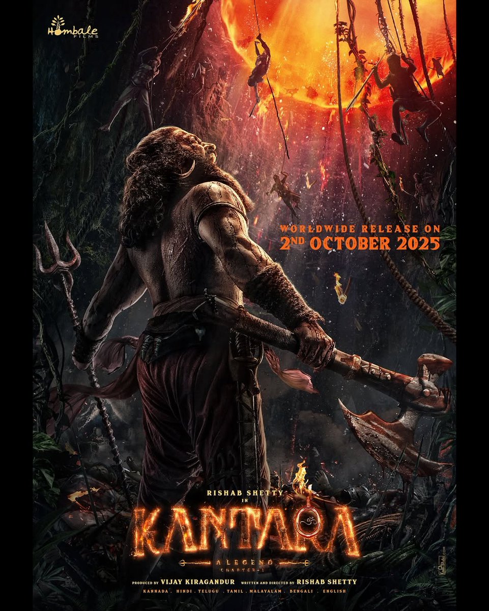 Jaswanth_35679's tweet image. #KantaraChapter 2nd October 2025 💥💥

#RishabShetty