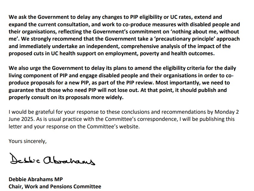Dr_Rebecca (@dr_bekka_uk) on Twitter photo On May 21st, a letter was sent by the Work and Pensions Committee to Liz Kendall, regarding their inquiry into the green paper outlining changes to welfare. Below is the conclusion of that letter. Now we wait for <a href="/leicesterliz/">Liz Kendall</a> reply. On May 21st, a letter was sent by the Work and Pensions Committee to Liz Kendall, regarding their inquiry into the green paper outlining changes to welfare. Below is the conclusion of that letter. Now we wait for <a href="/leicesterliz/">Liz Kendall</a> reply.