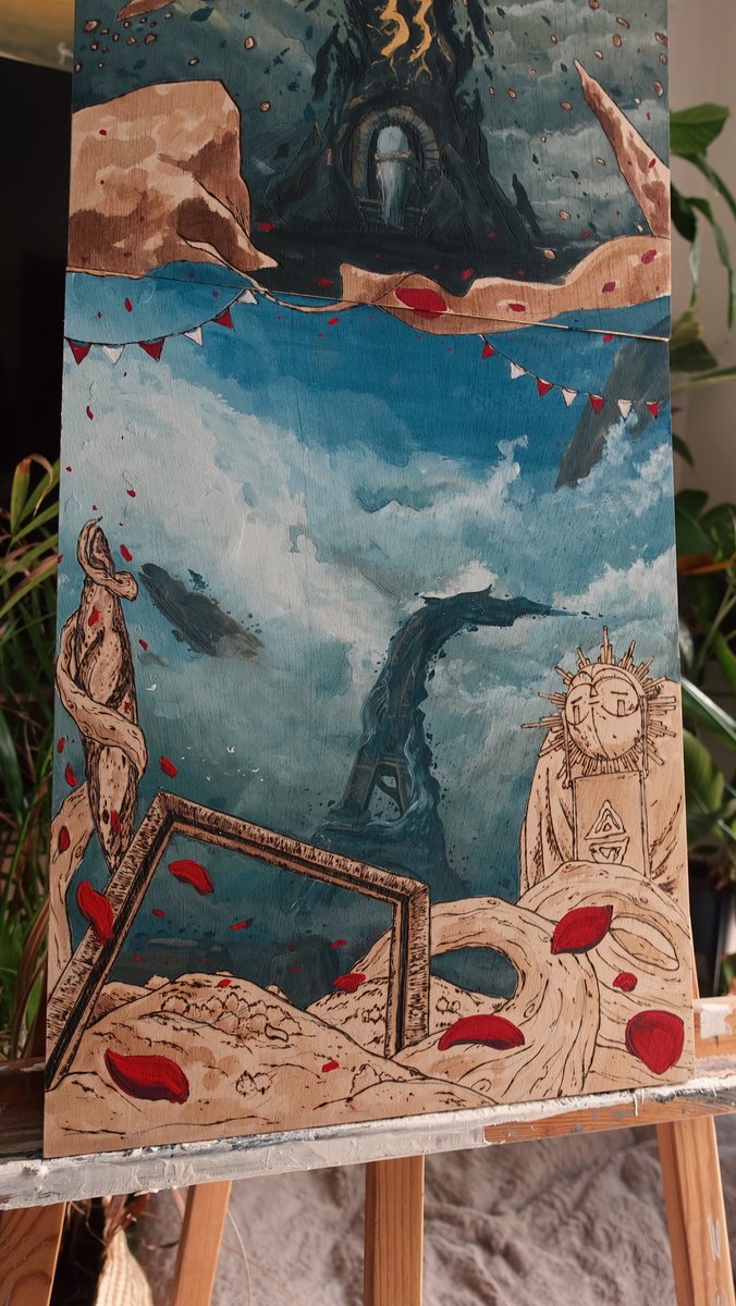 Dim dim dam dada... 🎶

Pyrogravure et peinture sur bois tiré du superbe jeu <a href="/expedition33/">Clair Obscur: Expedition 33</a> ❤️✨️

Détails 🔽