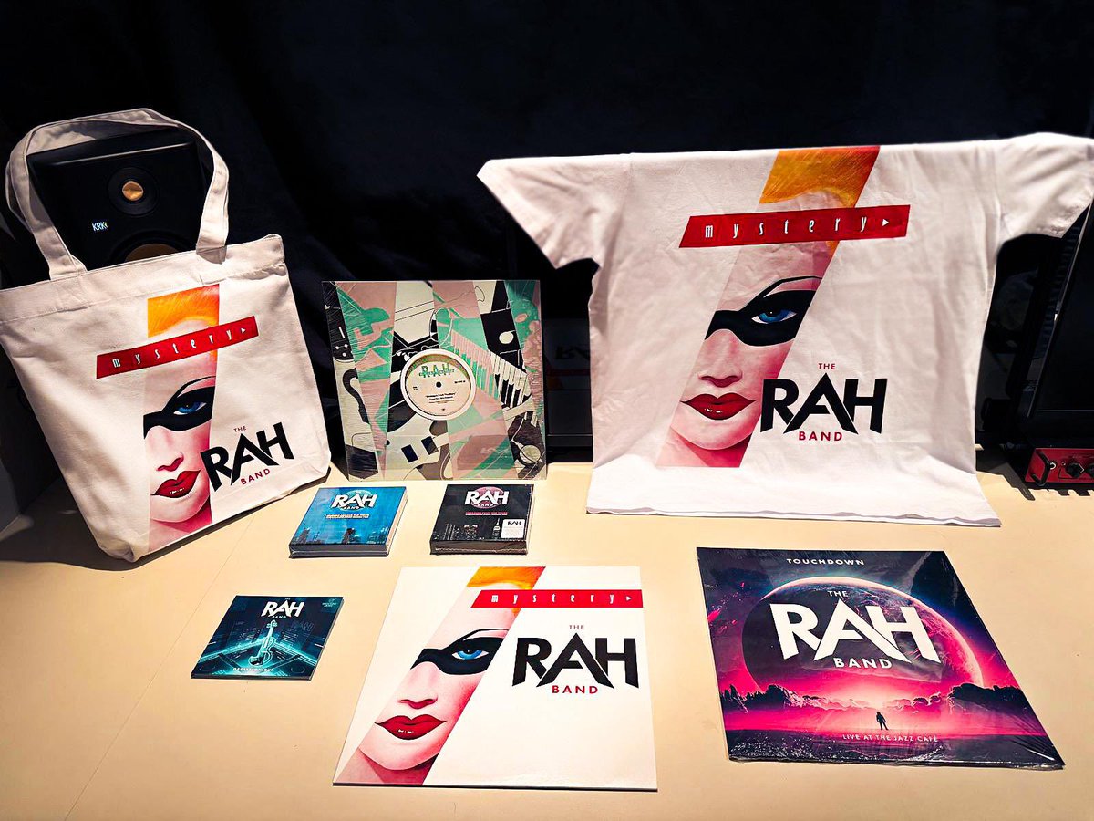 Here’s the Merch we have on offer at Metronome, London on Friday 23rd .. last few tickets still available here ffm.live/therahband
