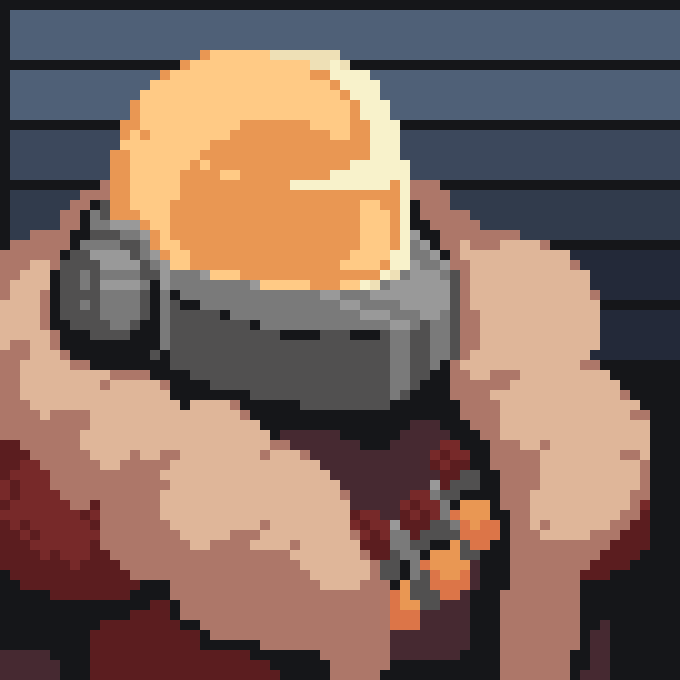 Nemesis Mercenary's select sprite for #StarstormReturns!! #RiskofRain #Modding #PixelArt