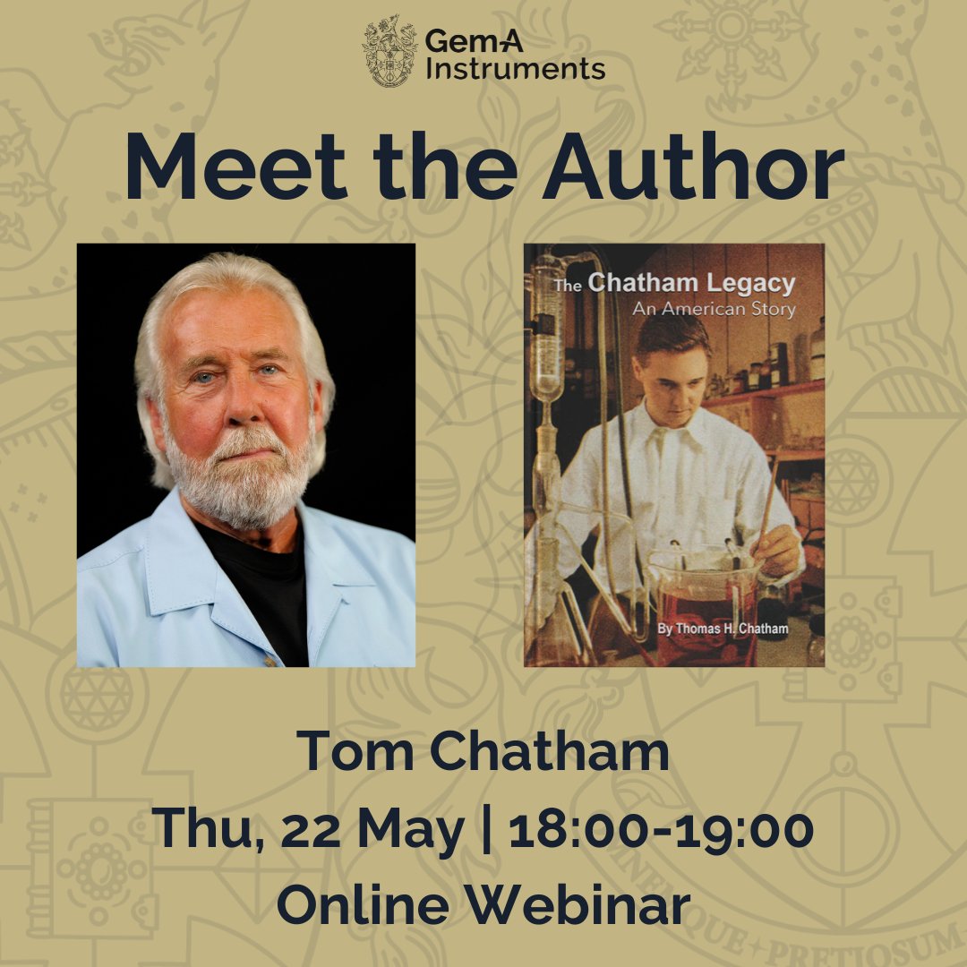 Gem-A are back with a new series of brilliant ‘Meet The Author’ events! 💎 This mini series of talks features special speakers, all experts in gemmology and well known in the gemmological industry. Take a look at the full line up and book your place: gem-a.com/news/meet-the-…