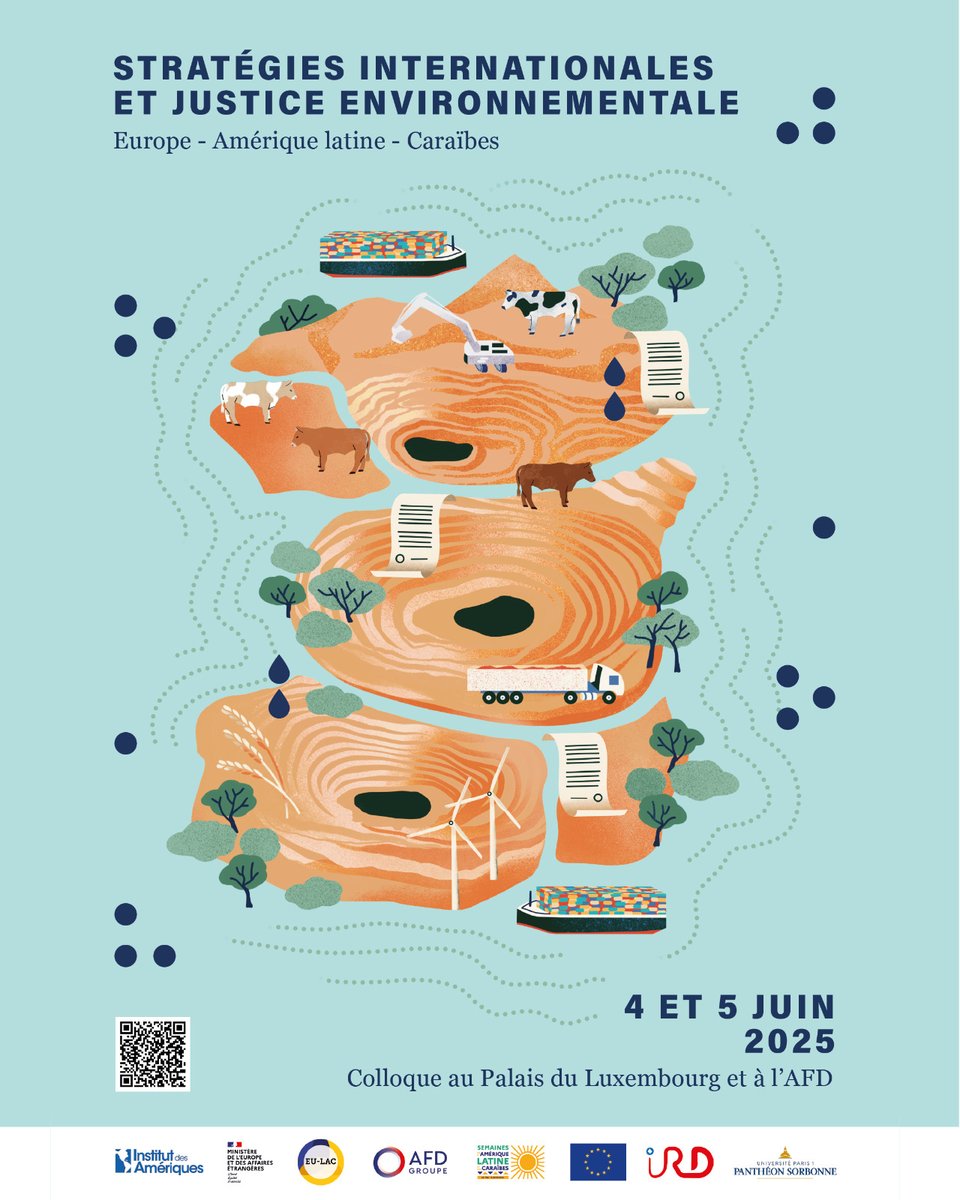 AFD_France's tweet photo. 🌎Découvrez les défis et perspectives des relations entre l'Europe, l'Amérique latine et les Caraïbes lors du colloque organisé avec @idameriques, @francediplo et @eulacfoundation, les 4 et 5 juin à l'@OCDE_fr, dans le cadre des #SALC2025.

S’inscrire👉 https://t.co/cDwooY7hzl https://t.co/8buNBEVbyk