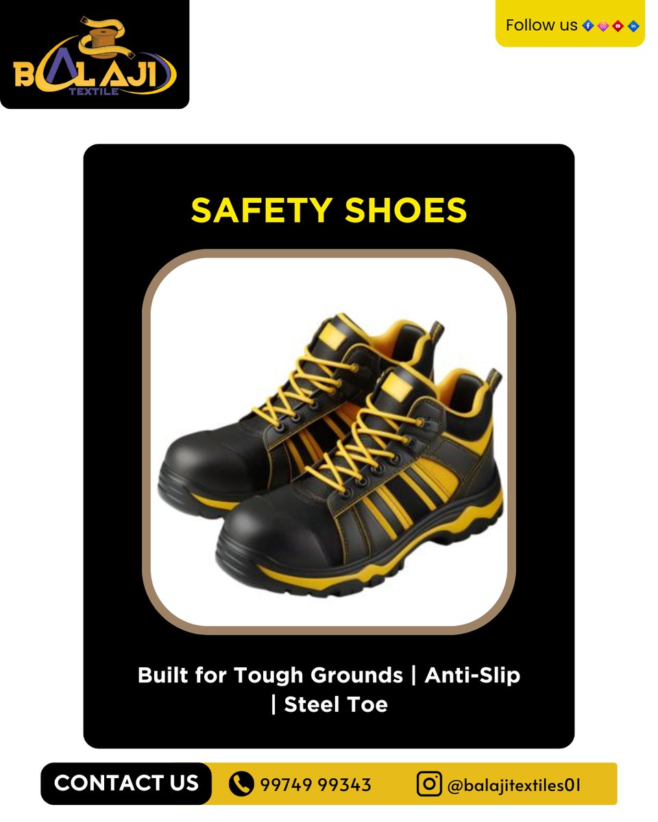 BalaJiTextiles0's tweet image. 🦺 Reliable. Durable. Trusted.

✅ Bulk Orders Available
✅ Factory-Direct Quality
✅ Comfortable &amp;amp; Long-Lasting

📞 Call: +91 99749 99343
📸 Follow: @balajitextiles01
📍 Visit: City Mall 2, Kalol, Gandhinagar

#safetywear #ppekits #workwearsolutions #safetyshoes #hospitalwear