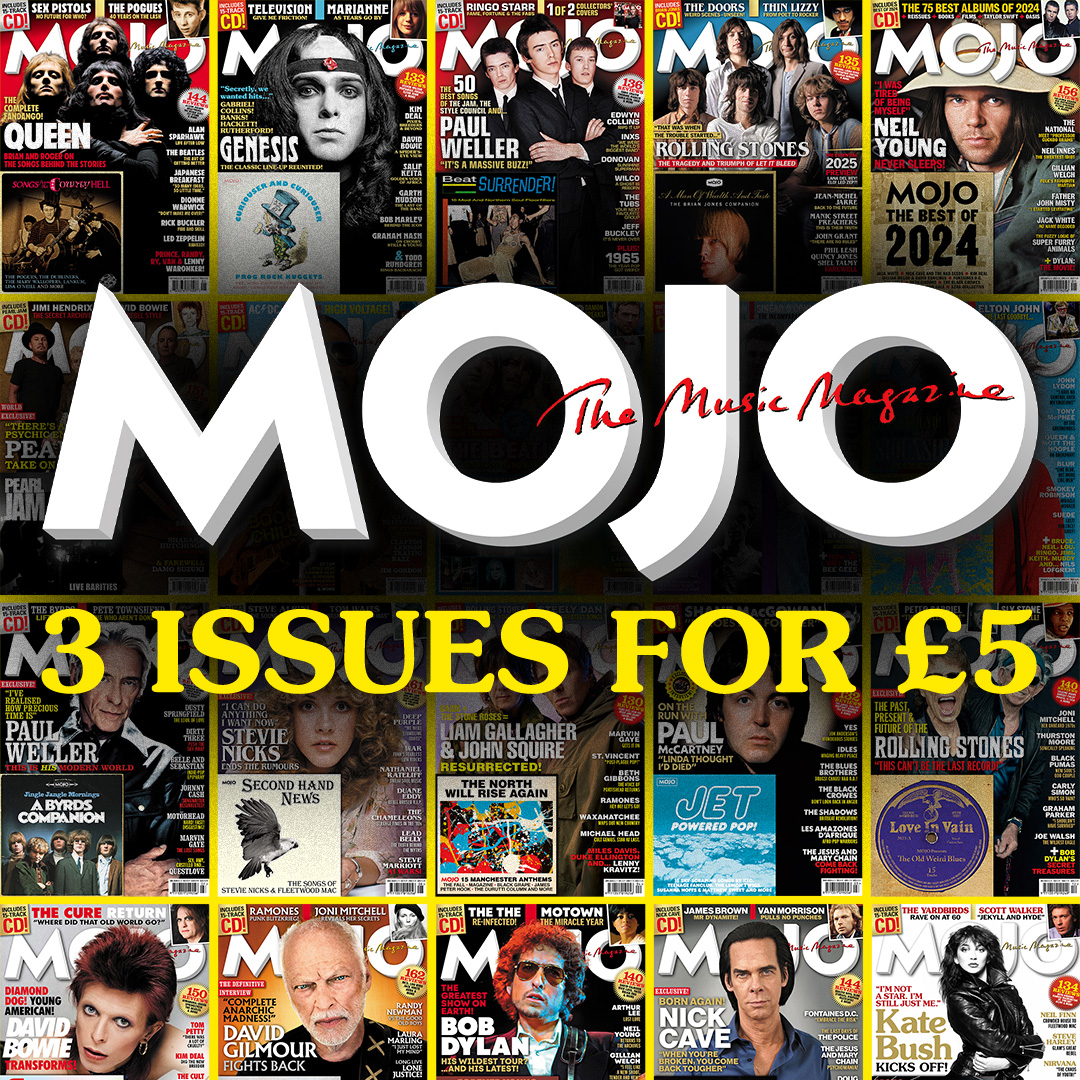 Get 3 Issues Of MOJO For £5!

As part of our spring sale, you can get 3 issues of MOJO for just £5. Plus, free UK delivery direct to your door every month. OFFER ENDS SOON!

🔗MORE INFO HERE:  shorturl.at/SK4DY