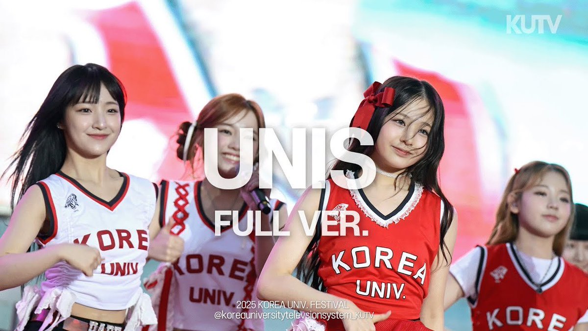 UNIS_offcl's tweet photo. [🎬]

[FULL FOCUS] 고려대학교 축제 UNIS (유니스) Full ver.ㅣ250522 석탑대동제 KUDYSSEY 3일차

https://t.co/mmmZ7Pcx67

#고려대학교_석탑대동제
#UNIS #유니스 https://t.co/mX9RSY1FN6
