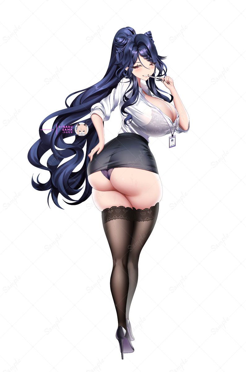 narusamaa's tweet image. Commission for @BakurinS 💙💢