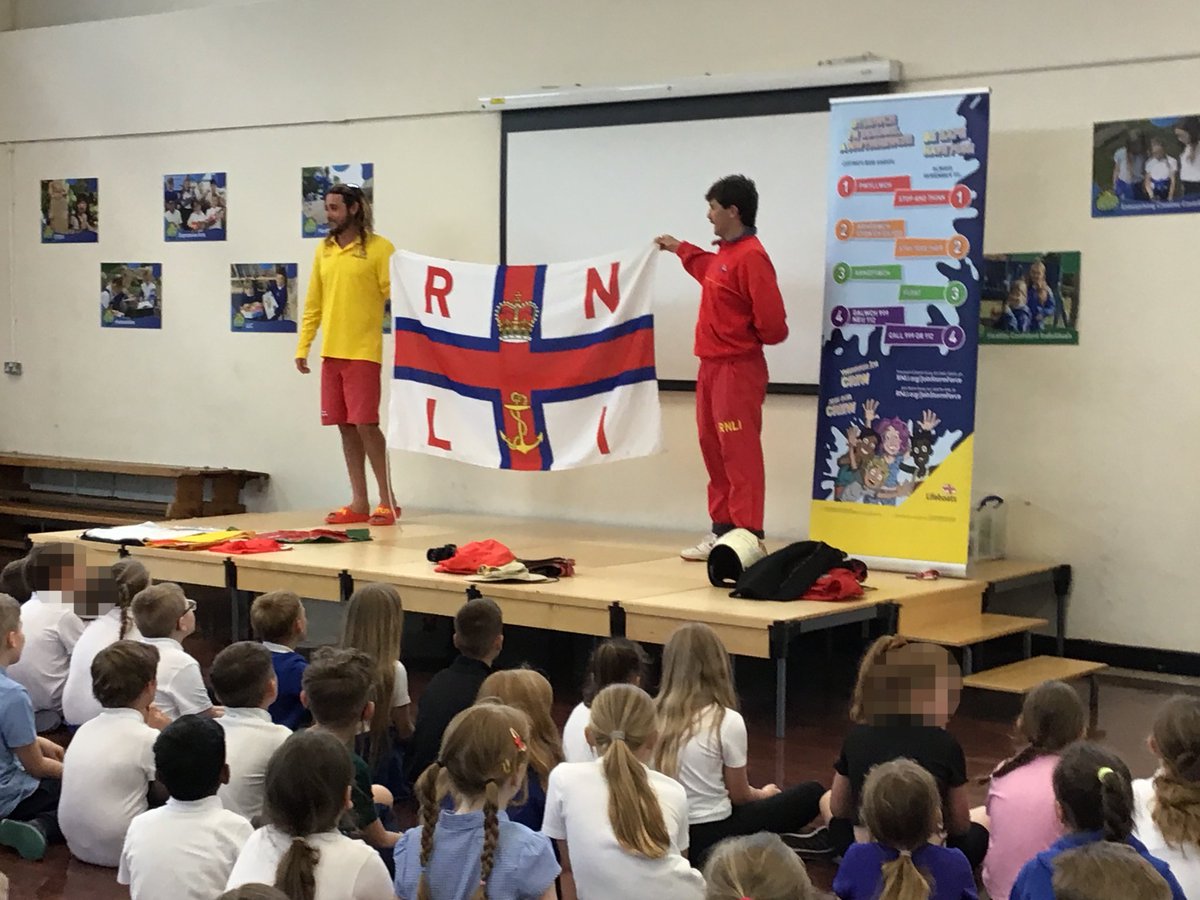 Years 3, 4, 5 and 6 enjoyed a talk from the RNLI yesterday afternoon learning all about keeping safe during our Summer months.