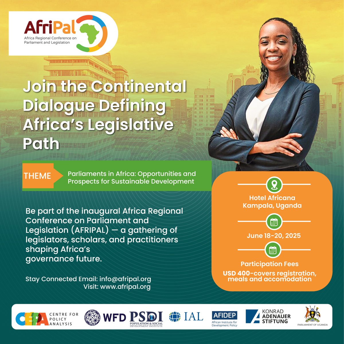 Join other parliamentarians and and academic researchers in a convening about how parliaments adapt in this evolving AI era to steer good governance and democracy. 

Book your slot now: afripal.org/registration/#…
#AFRIPAL2025