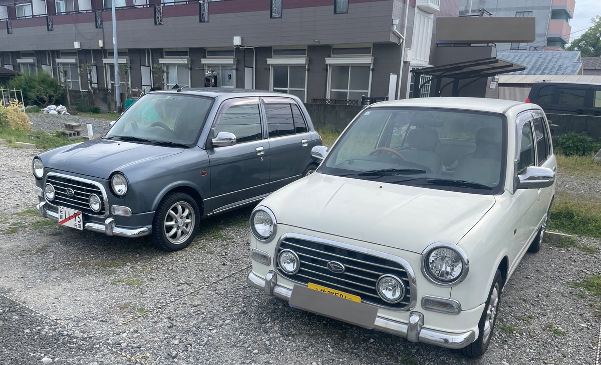 sr_mcnc's tweet photo. ターボMTのミラジーノ納車されて、L700S 2台持ちになりました！
人��4台目のミラジーノです✌️ https://t.co/vYEKRUrGbV