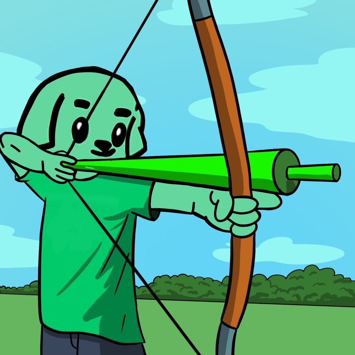 A good aim and firm arms, so is the best community within Near! Shitzu always hitting the target 🎯