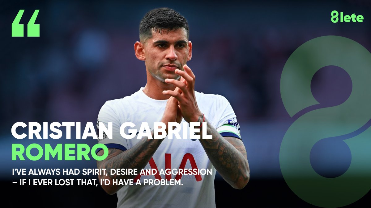 From the streets of Córdoba to World Cup glory - Cristian Romero’s path wasn’t easy. Rejected, doubted, yet never broken. With grit, faith, and fierce defending, he rose. His journey is proof: struggle builds champions. #8lete #CristianRomero