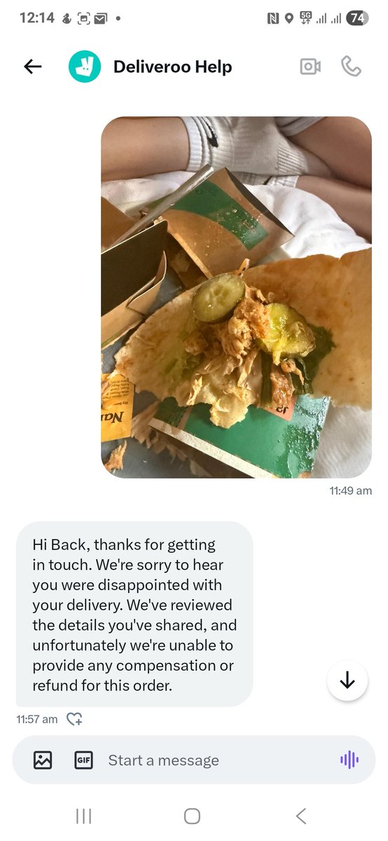 AntiquesBack's tweet photo. @DeliverooHelp @Deliveroo @Deliveroo DONT BOTHER WITH THESE JOKERS WRONG ORDER DELIVERED TO OUR KIDS SHORT OF THEM REGURGITATING THE FOOD AS EVIDENCE THEY HAVE DONE EVERYTHING POSSIBLE TO WORM OUT OF PUTTING IT RIGHT #embarrassing #nandos @Deliveroo #PoorService https://t.co/aWUj2fsZsI