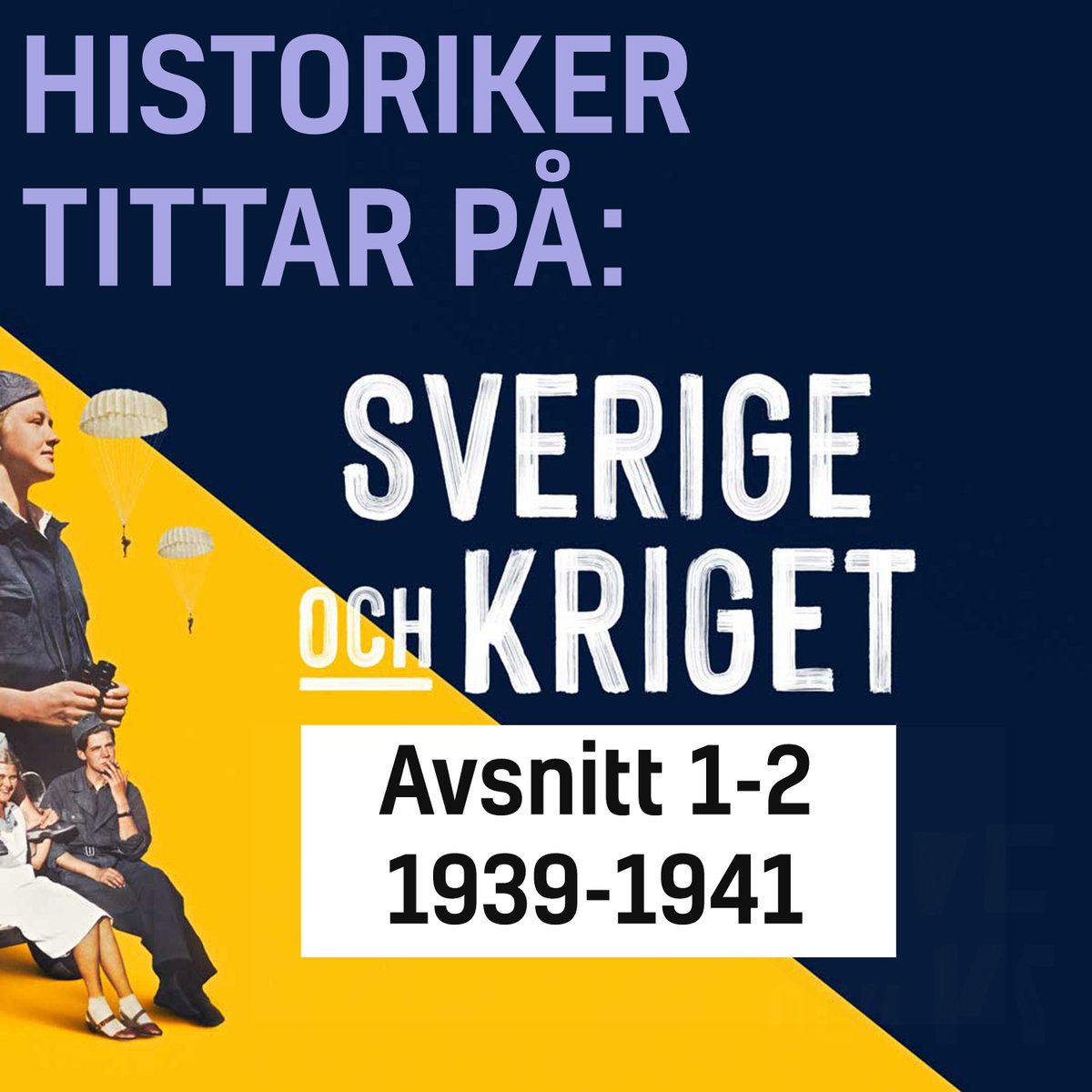 Imorgon (fredag) släpps en ny tiger -- och ämnet är TV-serien "Sverige och kriget". Tillsammans med docent Mikael Nilsson granskar vi produktionen med kritiska historikerögon; hur är serien bakom den bländande ytan?