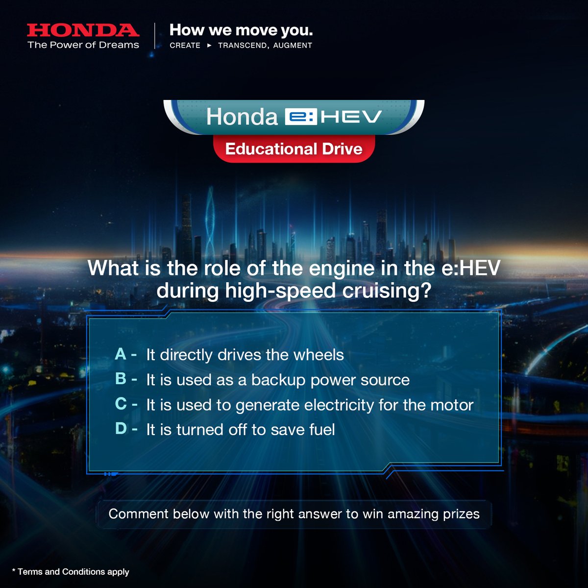 Hacpl_Official's tweet photo. Comment with the correct answer to win! Learn more about Honda’s e:HEV Technology:

https://t.co/wMmmCTDxDG

#Honda #Howwemoveyou #HondaeHEV #eHEV #eHEVTechnology #HondaeDriveQuiz #EducationalDrive https://t.co/T9jK0UPRF6