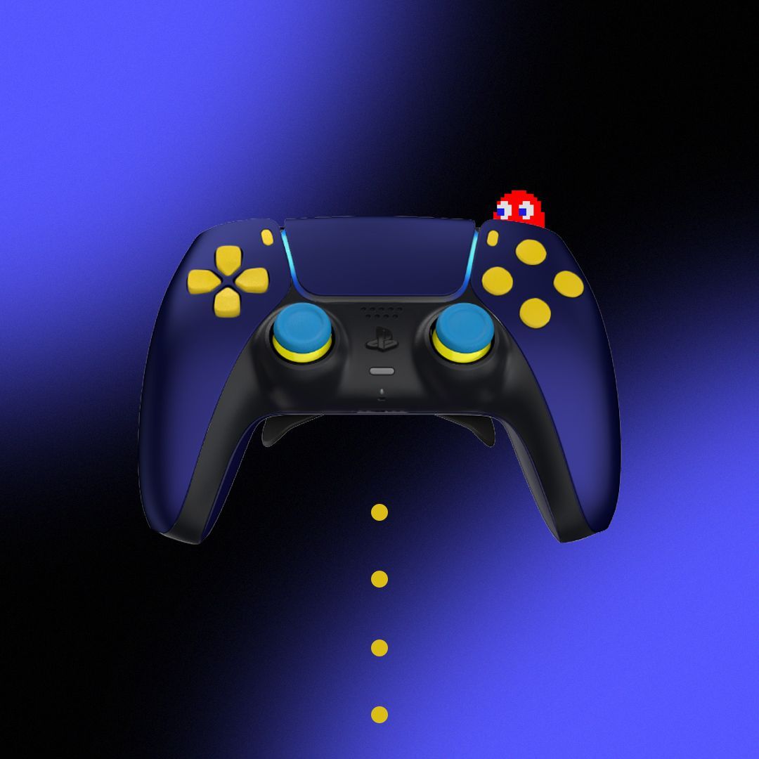 Pour fêter les 45 ans de Pac-Man, on a décidé de réaliser une manette inspirée de son univers 🎂