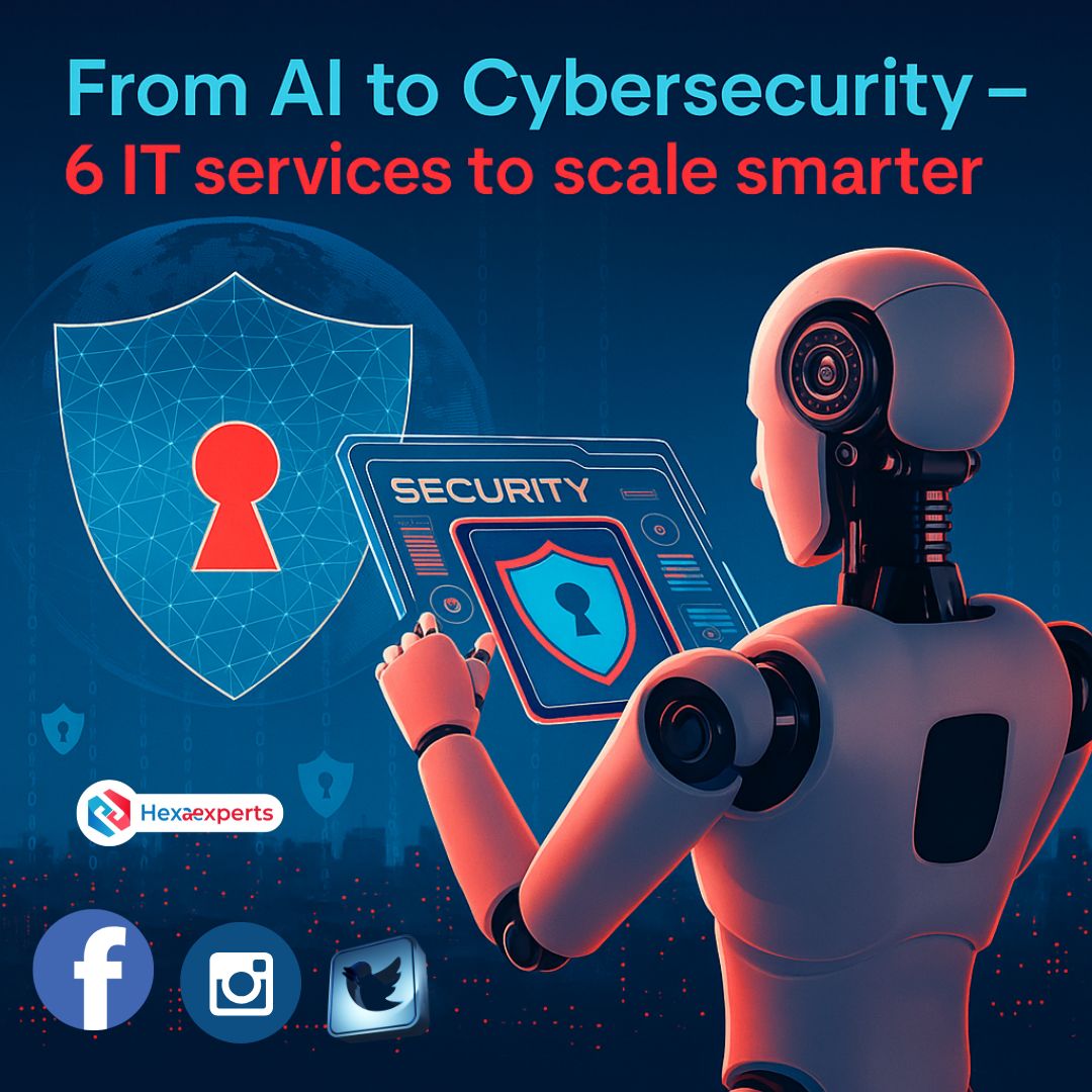 AHexaexperts's tweet photo. 🚀 6 IT services that transform businesses — by HexaExperts:

Custom Software

System Integration

Cloud Solutions

AI &amp; ML

Cybersecurity

IT Consulting

Smart tech = growth.

🔗 https://t.co/0wYxG3z6z4 | 📧 info@hexaexperts.uk

#HexaExperts #ITServices #DigitalTransformation https://t.co/6yAwts7VLv