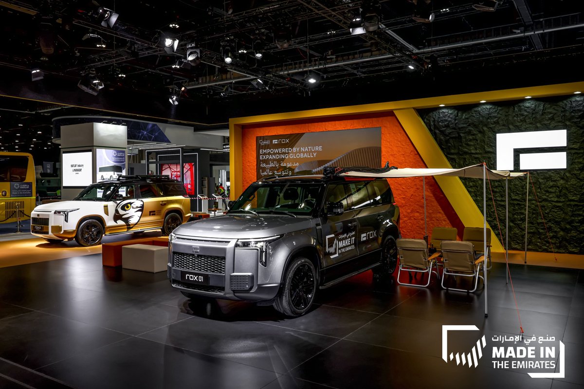 gulftoday's tweet photo. Big moves in the UAE 
@roxmotor has joined forces with @wmotors to localize production and assembly of cutting-edge luxury new energy vehicles — driving innovation and sustainability into the future. 
A major milestone as we accelerate toward Vision 2075. 
https://t.co/ef8BSTSTMo 

#MakeItInTheEmirates #SustainableMobility #UAEInnovation #ROXMotor #WMotors #FutureIsElectric #MadeinUAE #ROX01 
.
.
.
.
Sponsored Content