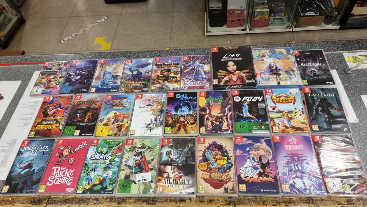 Powergames211's tweet photo. Ankauf Switch Games Sammlung die 1.
#switch #nintendo #nintendoswitch #switchgames #nintendoswitch #switcholed #nintendogame #switchgamer #nintendo #nintendofan #gameshop #powergames https://t.co/GzyqOAltGA