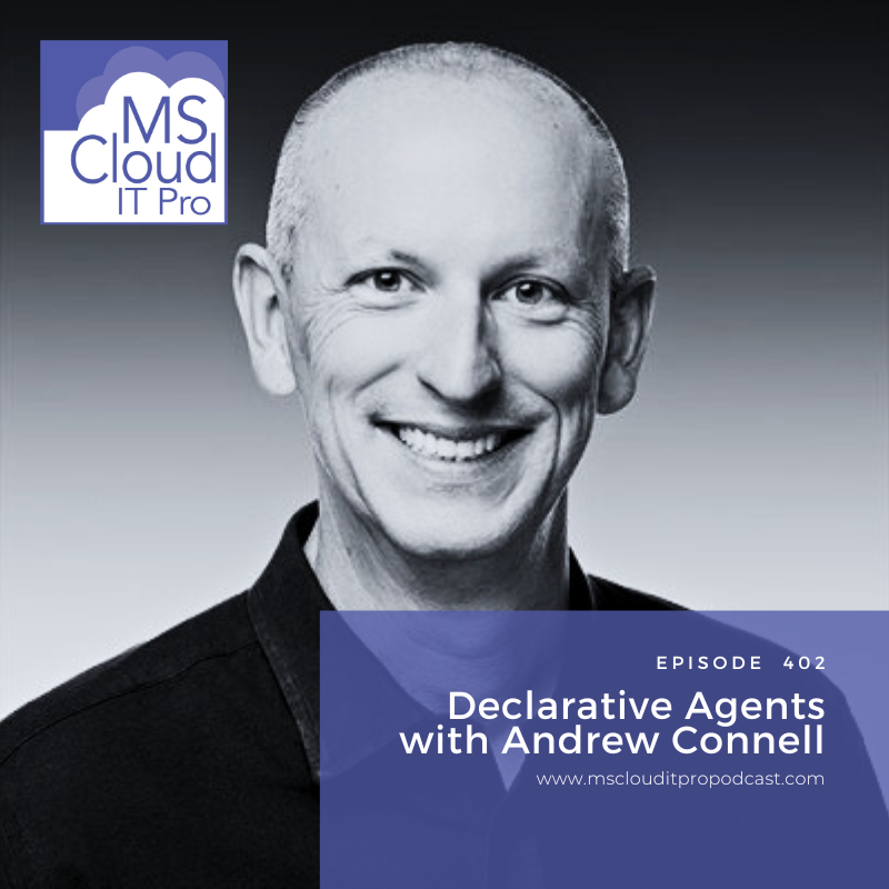 Ep 402: Copilot behind the scenes w/ @andrewconnell
Dev tips, billing models, and why the semantic index matters in M365.
#Copilot #Microsoft365 #ITProPodcast