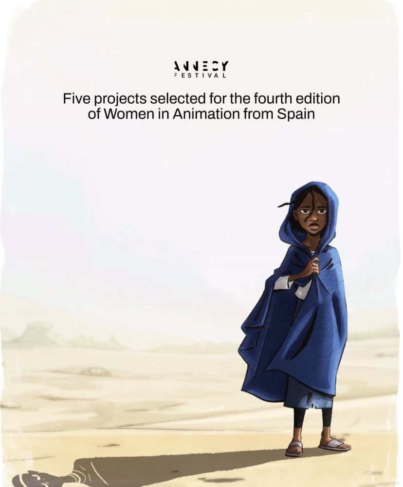 El projecte “Aya al desert” de Julia Horrillo ha estat seleccionat per participar als pitchs de #WomenInAnimationFromSpain al #Mifa del <a href="/annecyfestival/">Annecy Festival</a> 🎞️

🔹Gràcies al suport <a href="/AVfromSpain_/">Audiovisual from Spain</a> <a href="/CineICAA/">ICAA</a> <a href="/ICEX_/">ICEX</a> 

💥Ens veiem a Annecy!