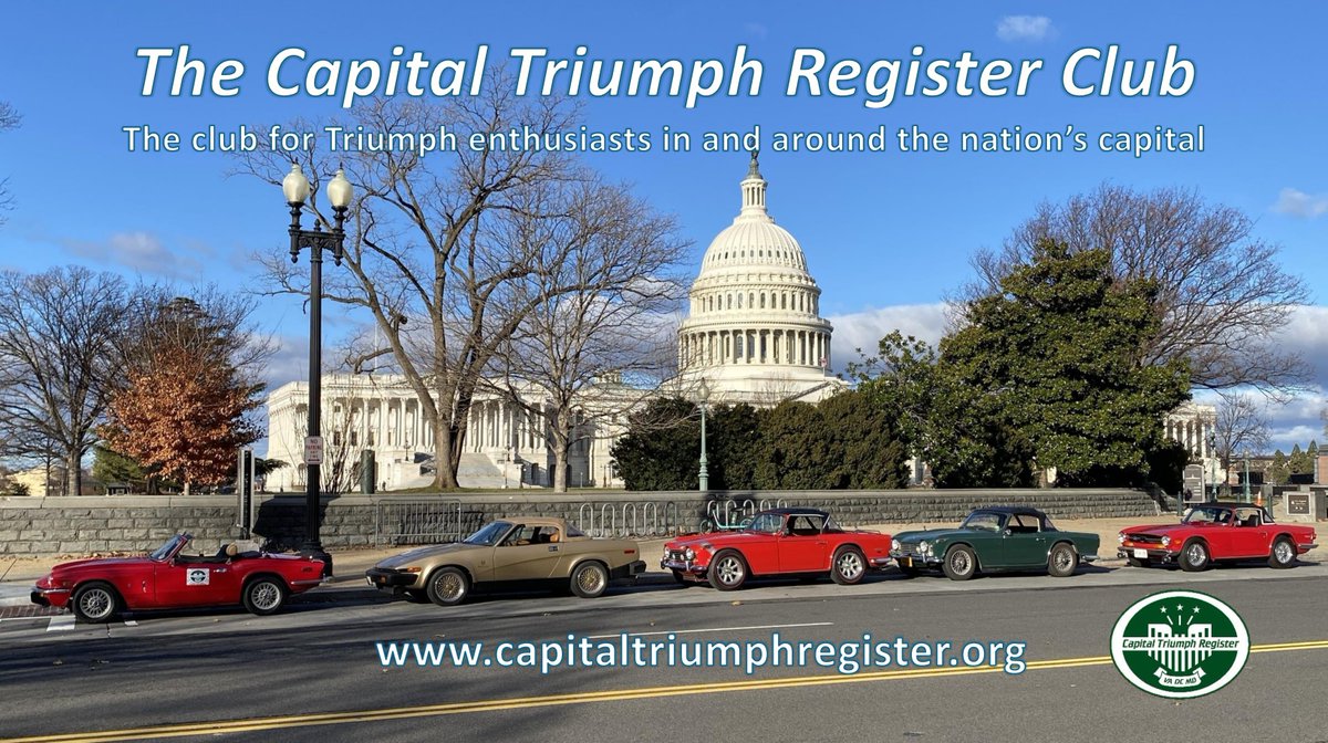 Capital_Triumph's tweet photo. Do you own a #Triumph or any #LittleBritishCar in the DC/MD/VA region?
Join the Capital Triumph Register Club! 
We have club cruises, tech sessions, an award-winning newsletter, &amp; host the region's premier British car show “Britain on the Green.”
https://t.co/zryMs4e0qH https://t.co/CD46sN4Kqc