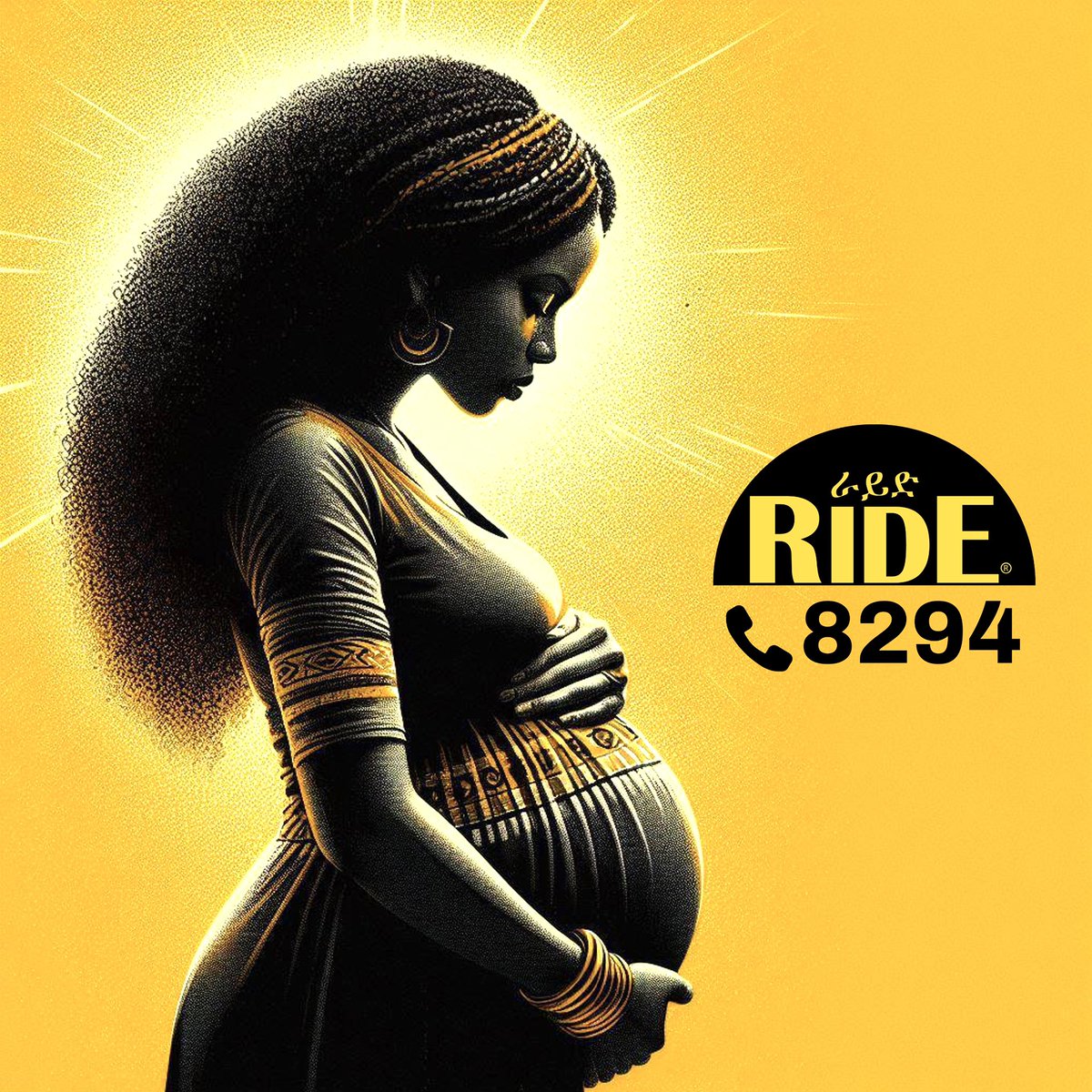 ❤️We deliver a mother in labor to the hospital for free - we are available 24 hours a day! #RIDE 
☎️ Call 8294 or order on the RIDE App!