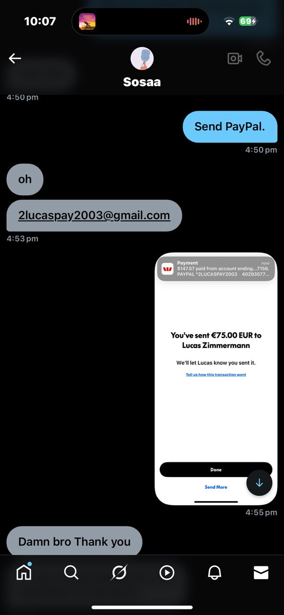 He put a post up looking for a sponsor, I offered to help with no condition. Then blocked out of nowhere. @woahSosaa ???