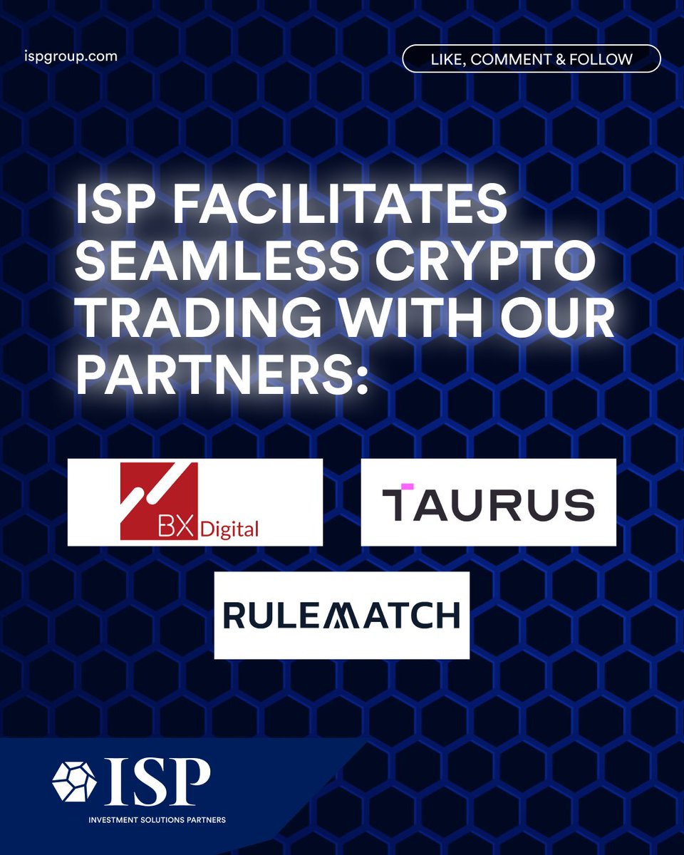 ISPGroupAG's tweet photo. When it comes to trading digital assets, ISP is ideally positioned to offer solutions for every type of client need! https://t.co/H3NsjpeNOg