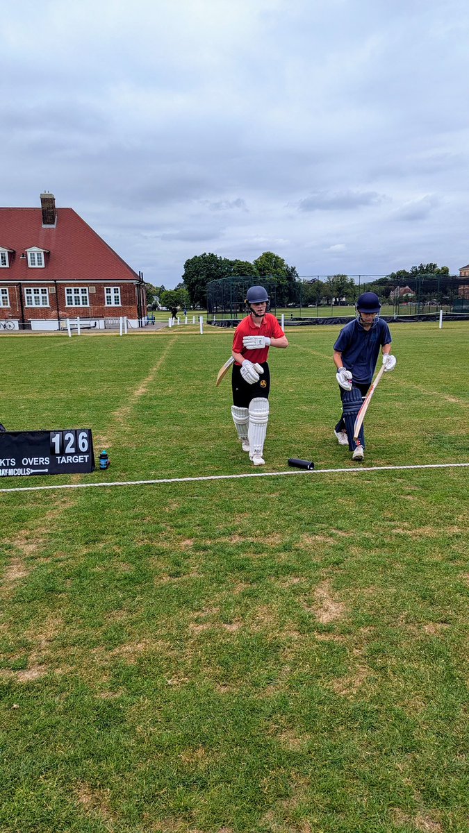 Great display by our U15 Boys Cricket team against Westminster School in the ESCA 20/20 Cup. The team unfortunately lost by 20 runs and will now play UCS in the 3rd/4th Play Off.