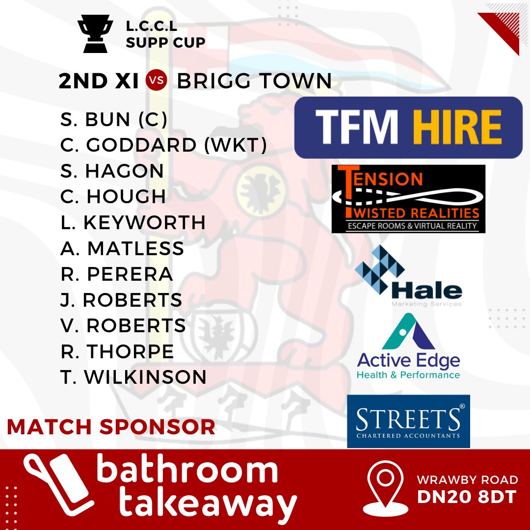 HartsholmeCC (@hartsholmecc) on Twitter photo π₯ Kicking off the weekend with one big clash β the X Team go up against X today.
Game proudly sponsored by <a href="/bathtakeaway/">Bathroom Takeaway</a> #MatchDay #CricketSaturday π₯ Kicking off the weekend with one big clash β the X Team go up against X today.
Game proudly sponsored by <a href="/bathtakeaway/">Bathroom Takeaway</a> #MatchDay #CricketSaturday