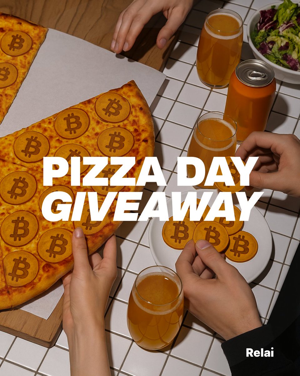 🍕PIZZA DAY GIVEAWAY🍕

To celebrate Bitcoin Pizza Day, we're paying for your pizza party - 4 winners in total.

All you need to do to win:

🩵Repost and like this
🍍Post a picture of a pizza (with pineapple😈)

That's it and good luck! 🍀