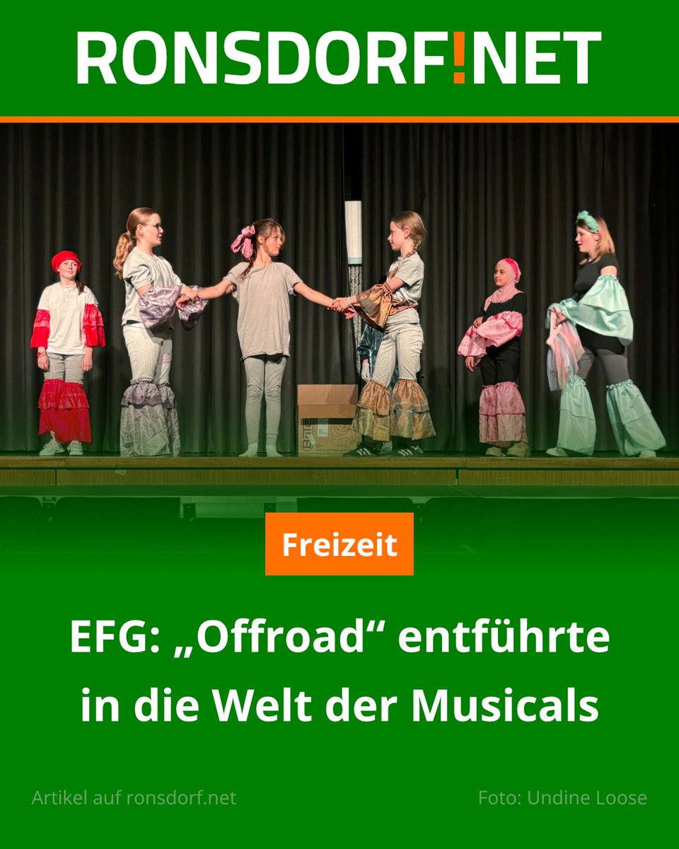 Mit einem selbstgeschriebenen Stück wartete am Dienstagabend die Musical-AG der Erich-Fried-Gesamtschule auf...

Zum Artikel geht es hier:
ronsdorf.link/12m13

#Wuppertal #Ronsdorf #ErichFriedGesamtschule #EFGRonsdorf #Gesamtschule #Schüler #Schülerinnen #Musical #Theater