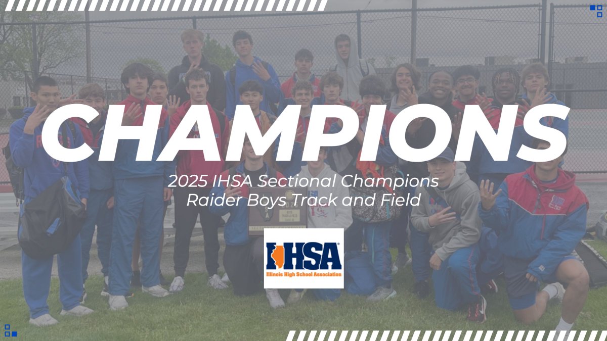 Congratulations to the Varsity Boys Track and Field team on capturing their 4th consecutive Sectional Championship last night at the Ridgewood Sectional.  Great Job Raiders!