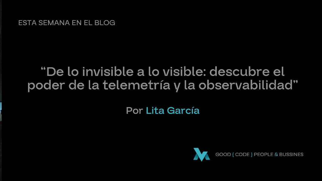 💫 ¿Sientes que desarrollas a ciegas y solo ves los errores cuando ya es tarde? 🤔

Lita García te muestra cómo la telemetría y la observabilidad pueden darte visión en tiempo real y evitar sorpresas 😉

¡No te pierdas su último artículo! 👇
bit.ly/3FlvONt