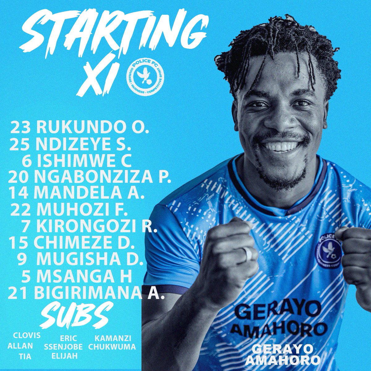 STARTING XI.